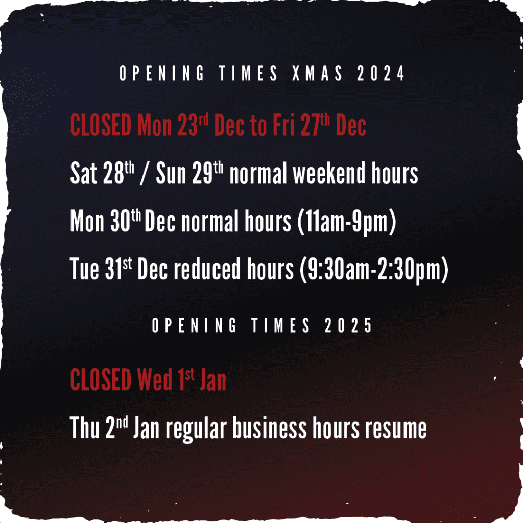 BIL SHA Christmas opening times